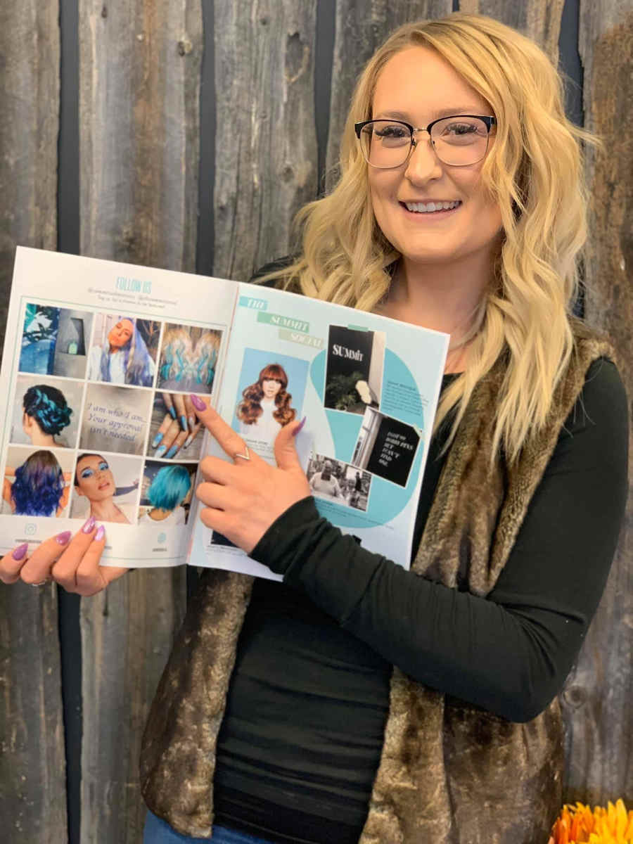Kat in Summit Salon Magazine - Jan - Feb 2020 Kat in Summit Salon Magazine - Jan - Feb 2020
