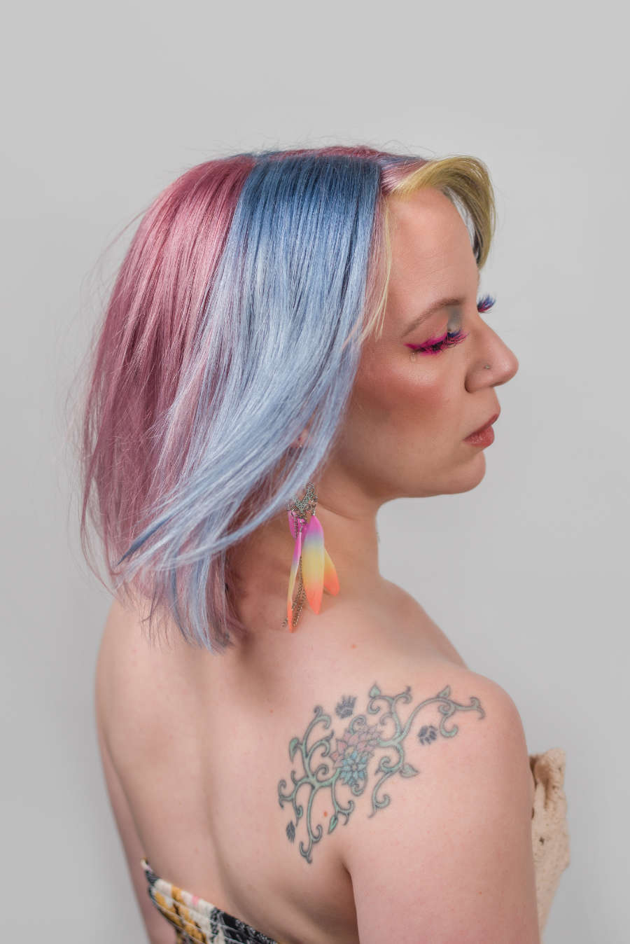 Jenn - Cotton Candy Dream - Side Profile- 2022 Beauty Envision Award Submission Jenn - Cotton Candy Dream - Side Profile- 2022 Beauty Envision Award Submission