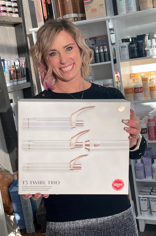 Sherri Recommends the T3 Twirl Trio during the Trade Up - Level Up Event at Sharper Image Hair Design Sherri Recommends the T3 Twirl Trio during the Trade Up - Level Up Event at Sharper Image Hair Design