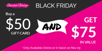 Sharper-BF2024-400px Black Friday 2024 Deal at Sharper Image Hair Design