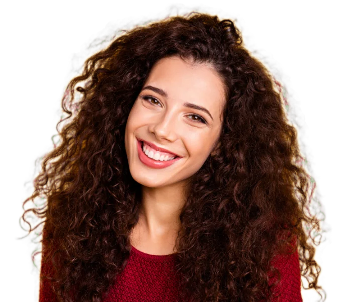 Triangle Style Curly Hair That Needs a Curly Cut at Sharper Image Hair Salon